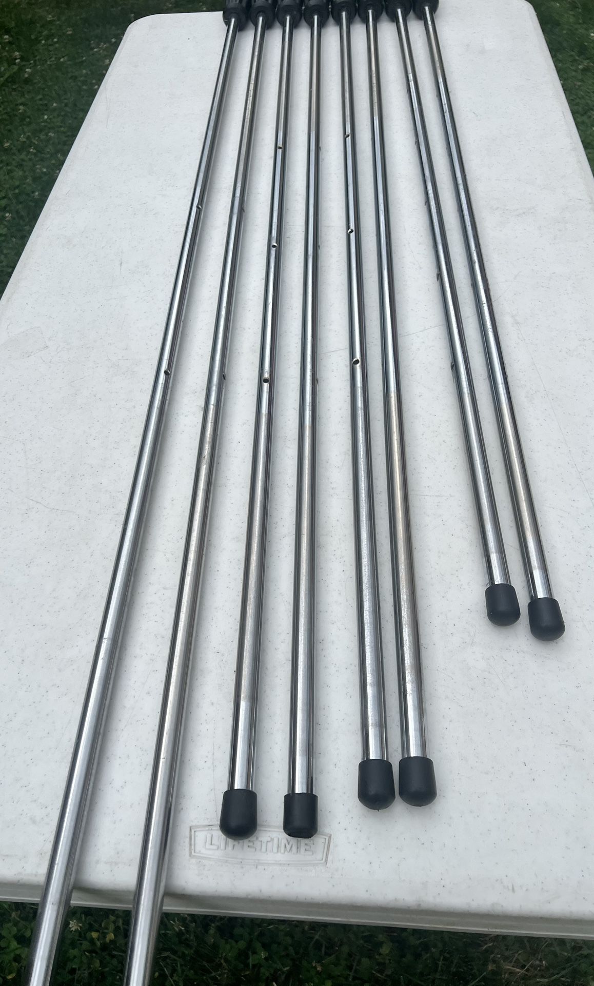 8 Foosball Table Rods With Handles - photo 3
