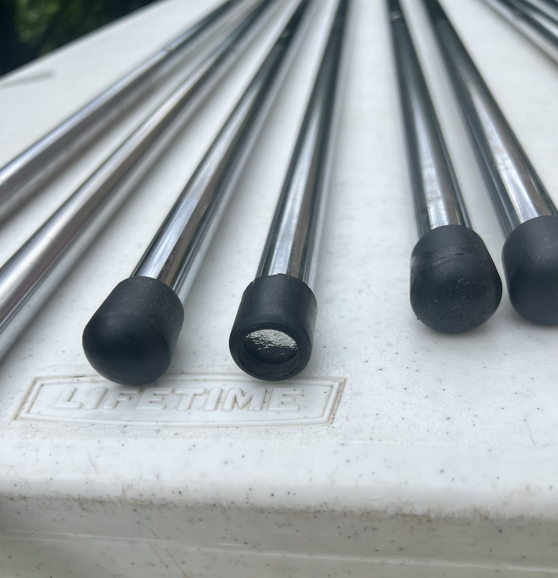 8 Foosball Table Rods With Handles - photo 5