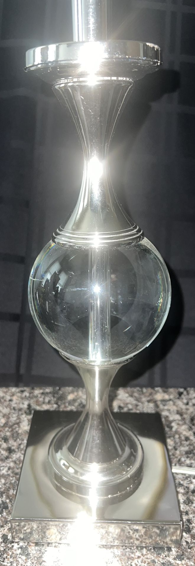 Sun Lite Crystal Ball & Silver Lamp - photo 4