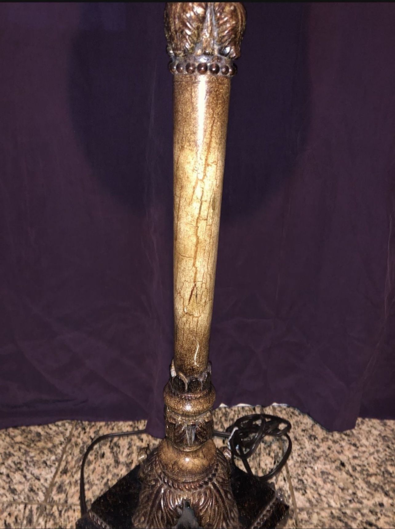 Monet Garden Flowers Table Lamp - Retails $250 - photo 5