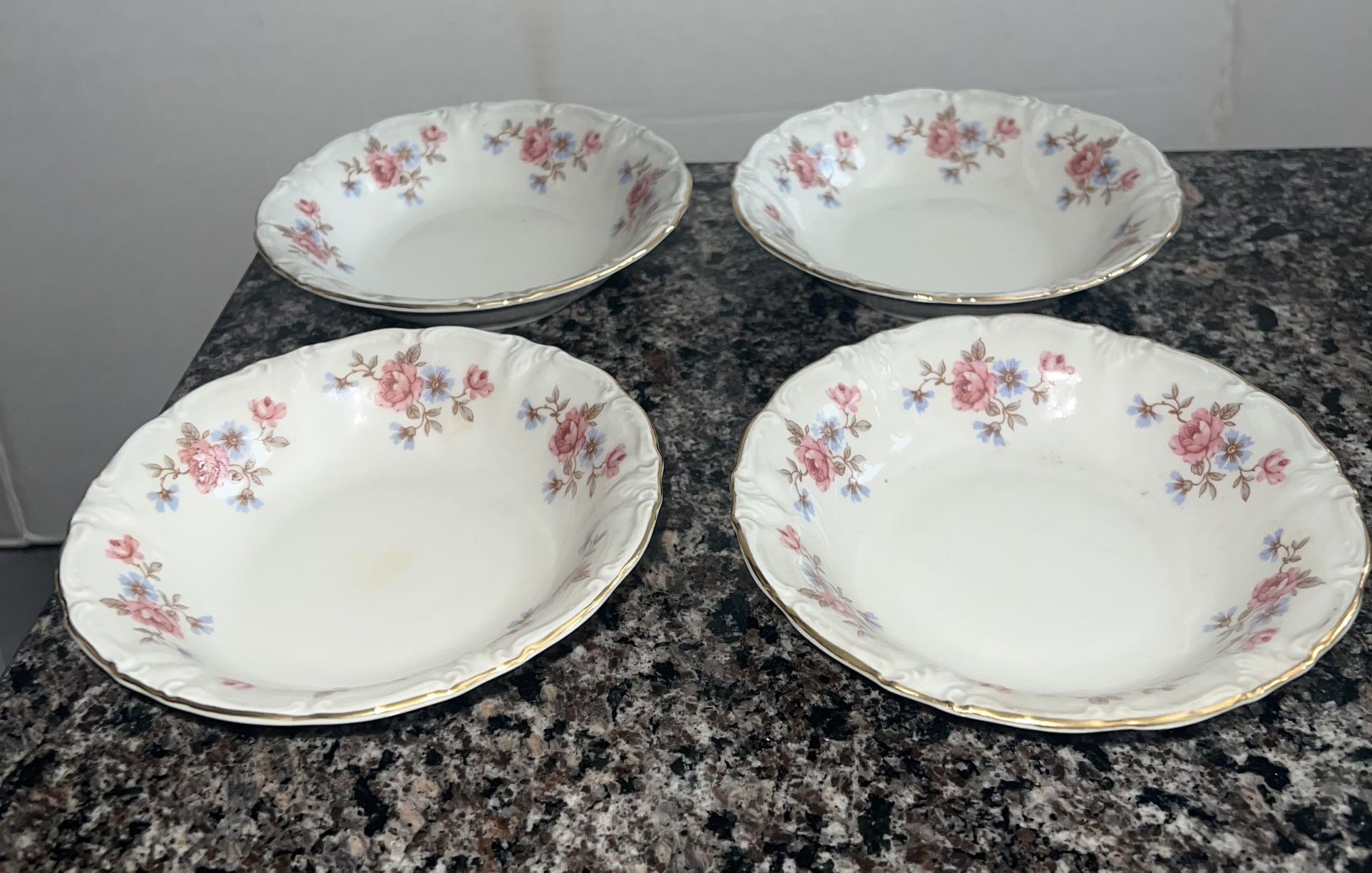 Royal Heidelberg Winterling Gold Trim Dessert Bowls (Set of 4) - photo 2