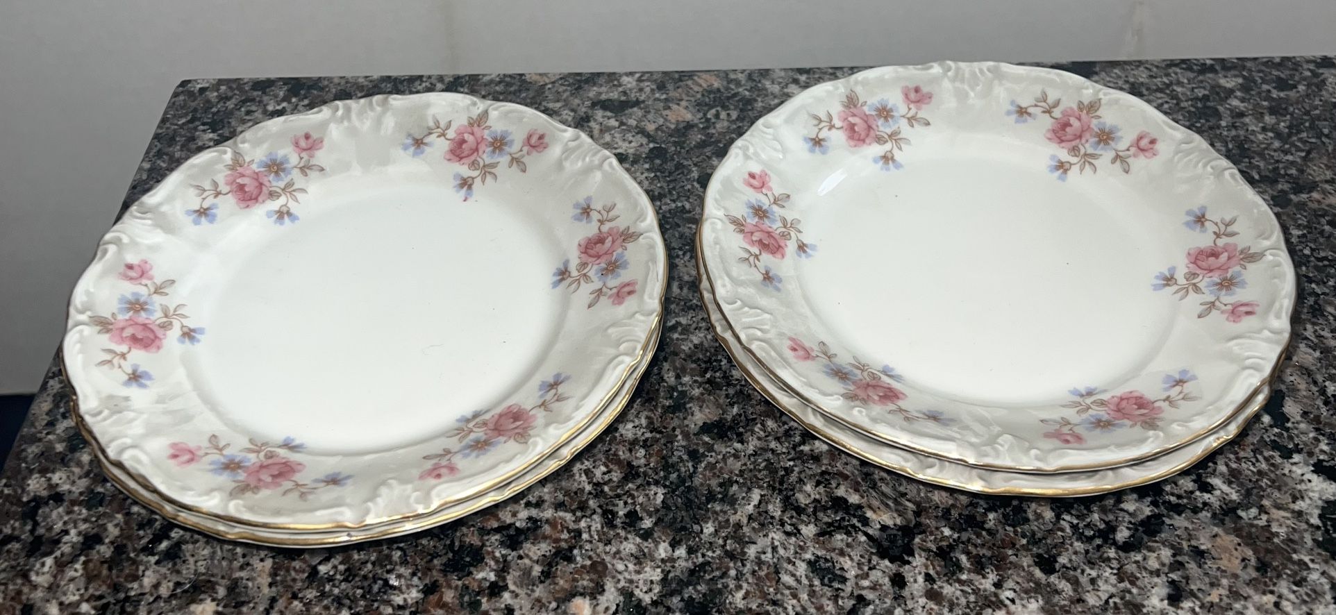 Royal Heidelberg Winterling Floral W/gold Edge Bread & Butter Ge - photo 2