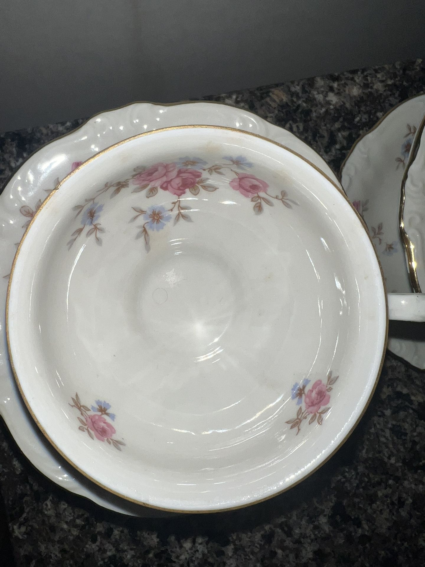 2 Royal Heidelberg Winterling Floral Coffee/Tea Cups & Saucers - photo 3