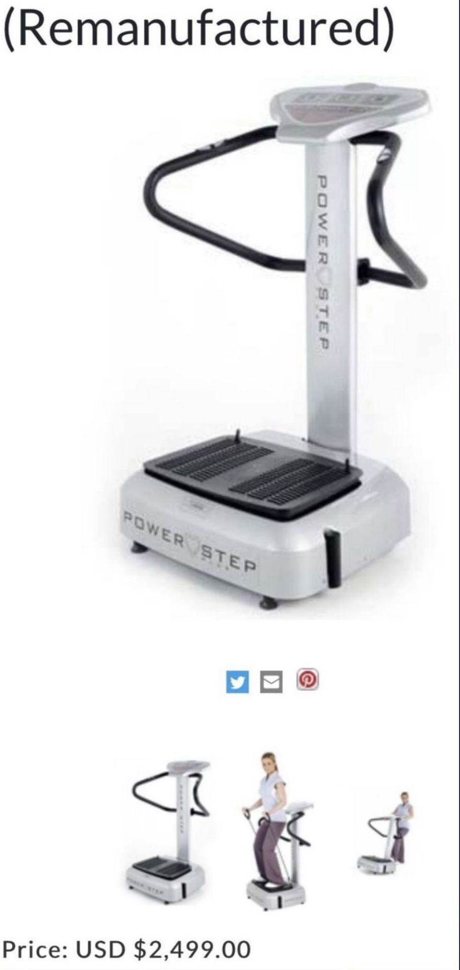 Power Step Plus-Vibrating Training Fitness Platform OBO