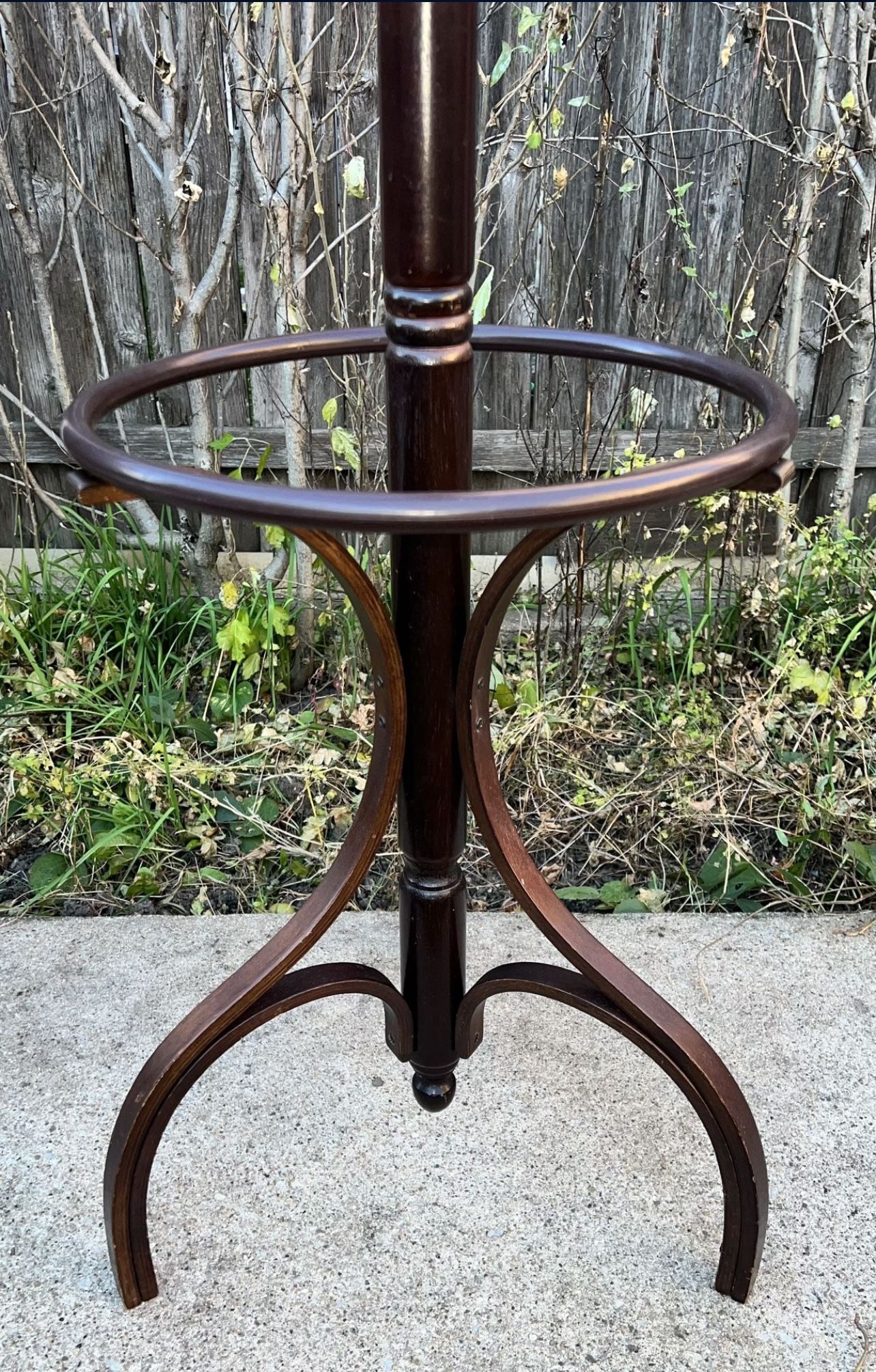 #MCM Revolving Bentwood Thonet Style Hall Tree Coat Hat Rack - photo 3
