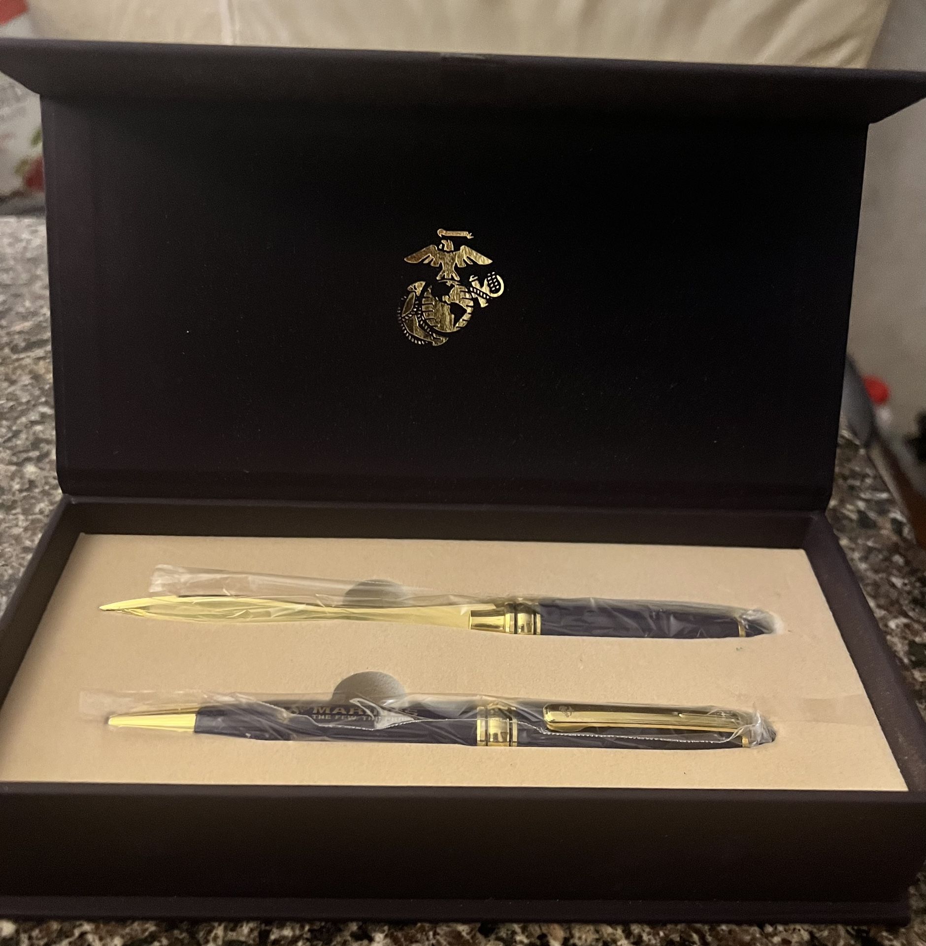 USMC Ballpoint Pen & Letter Opener Gift Set - photo 5