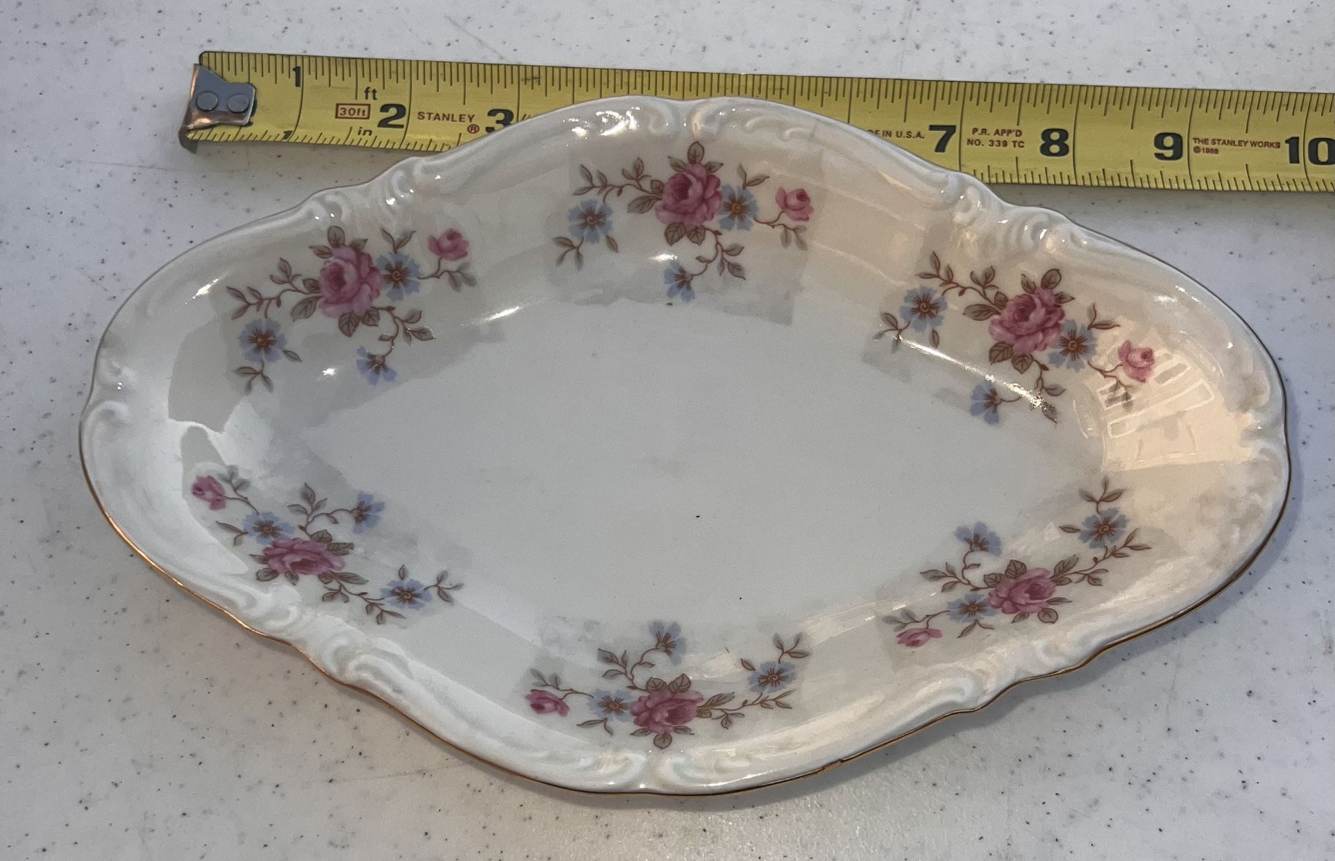 Royal Heidelberg Winterling Germany Flowered Serving Platter