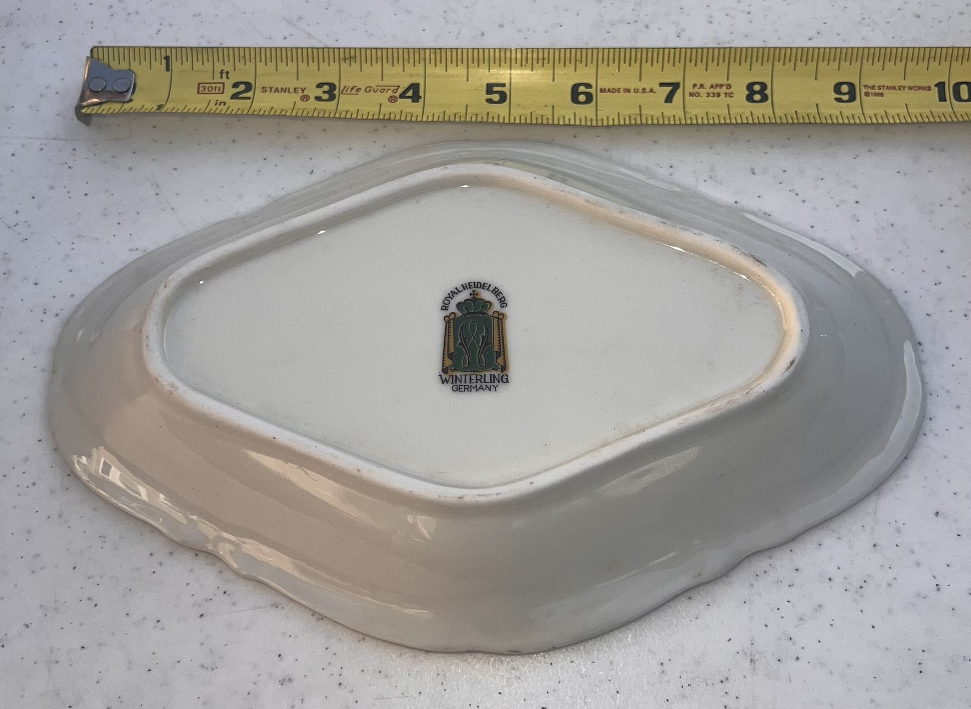 Royal Heidelberg Winterling Germany Flowered Serving Platter - photo 2