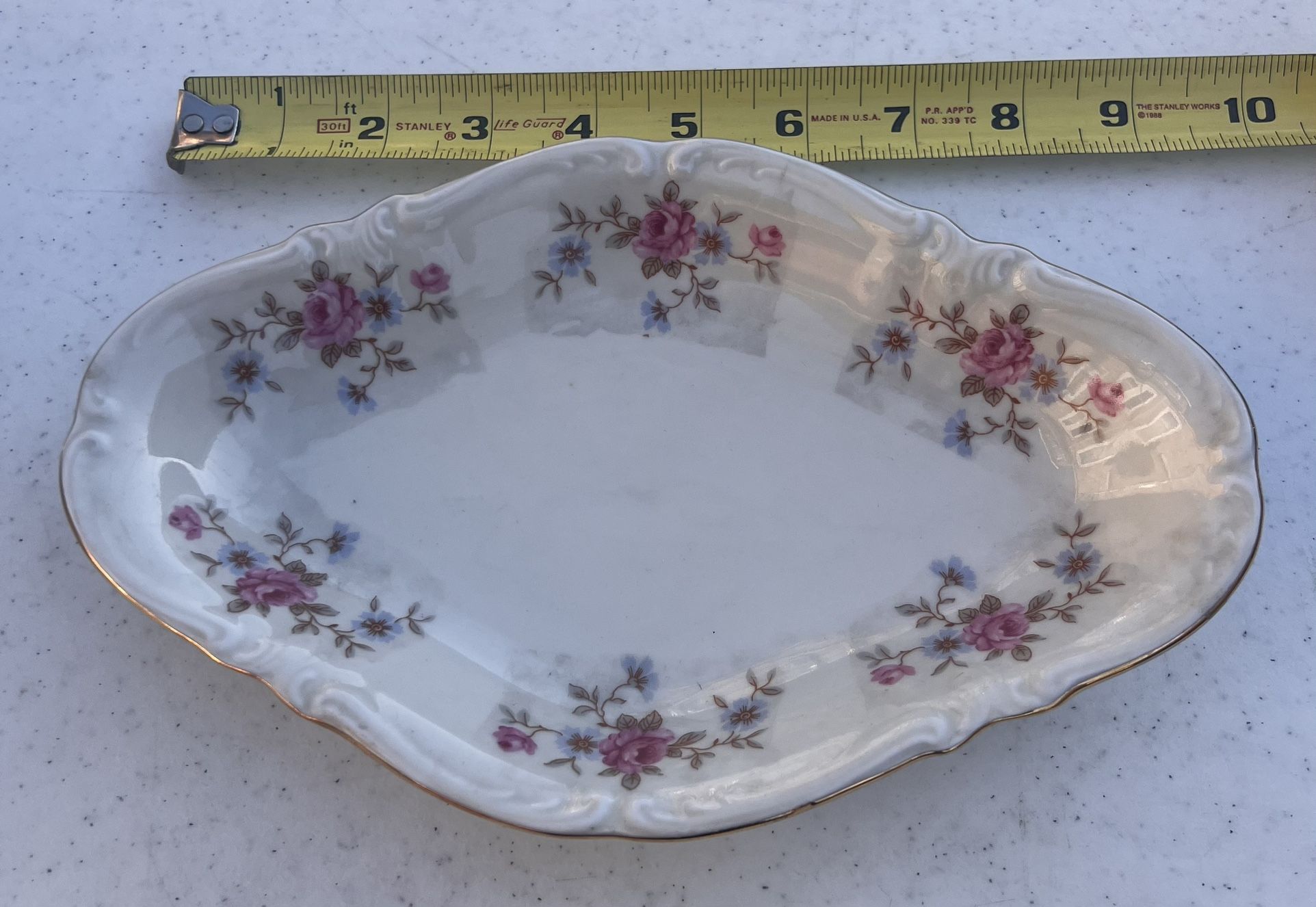 Royal Heidelberg Winterling Germany Flowered Serving Platter - photo 4