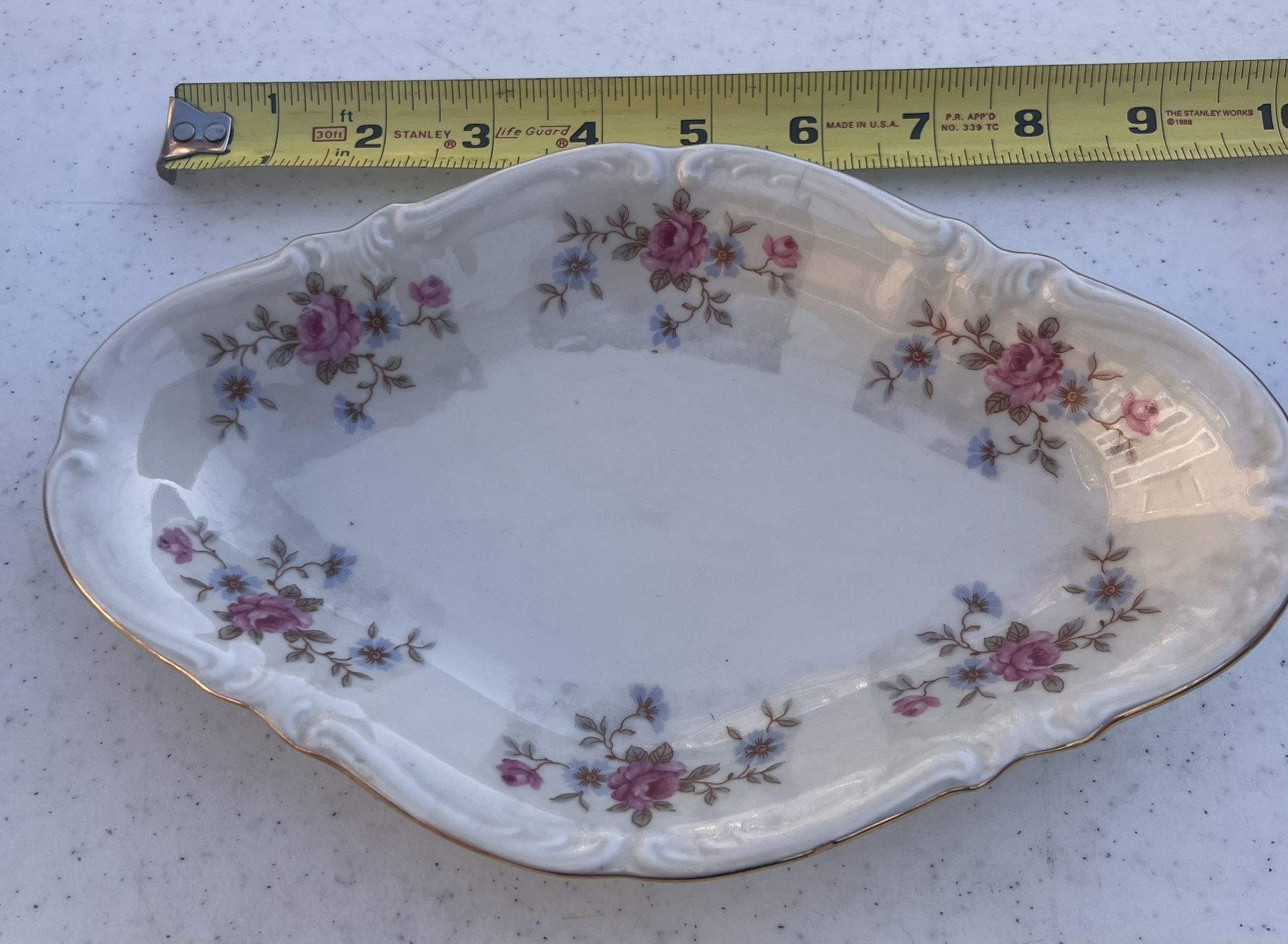 Royal Heidelberg Winterling Germany Flowered Serving Platter - photo 5