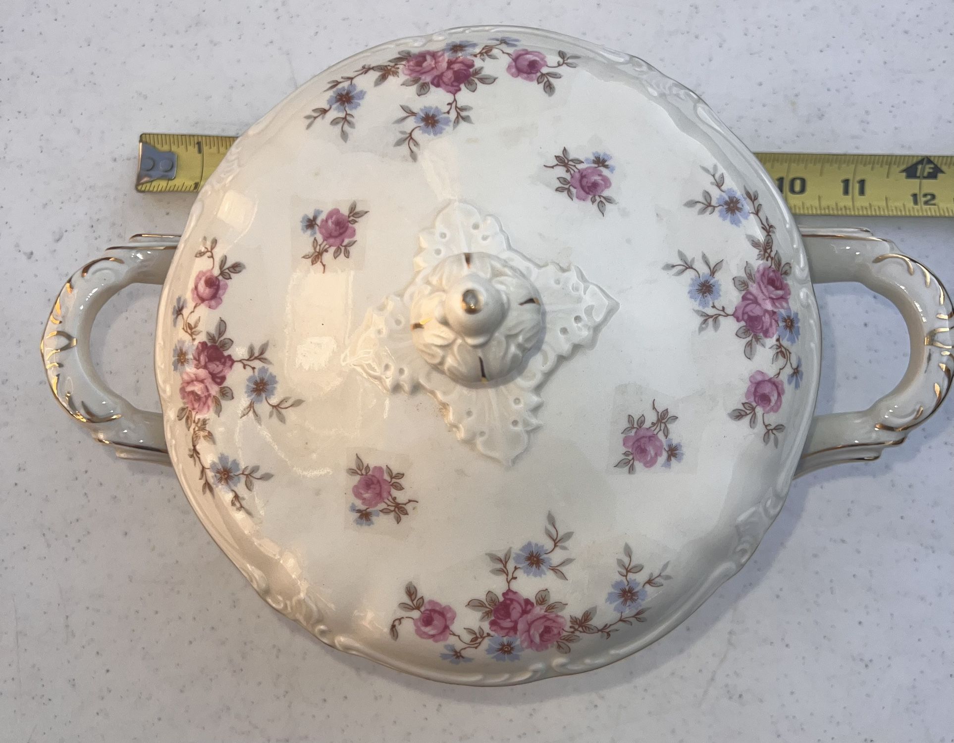 Royal Heidelberg Winterling Germany Flowered Covered Casserole D - photo 5