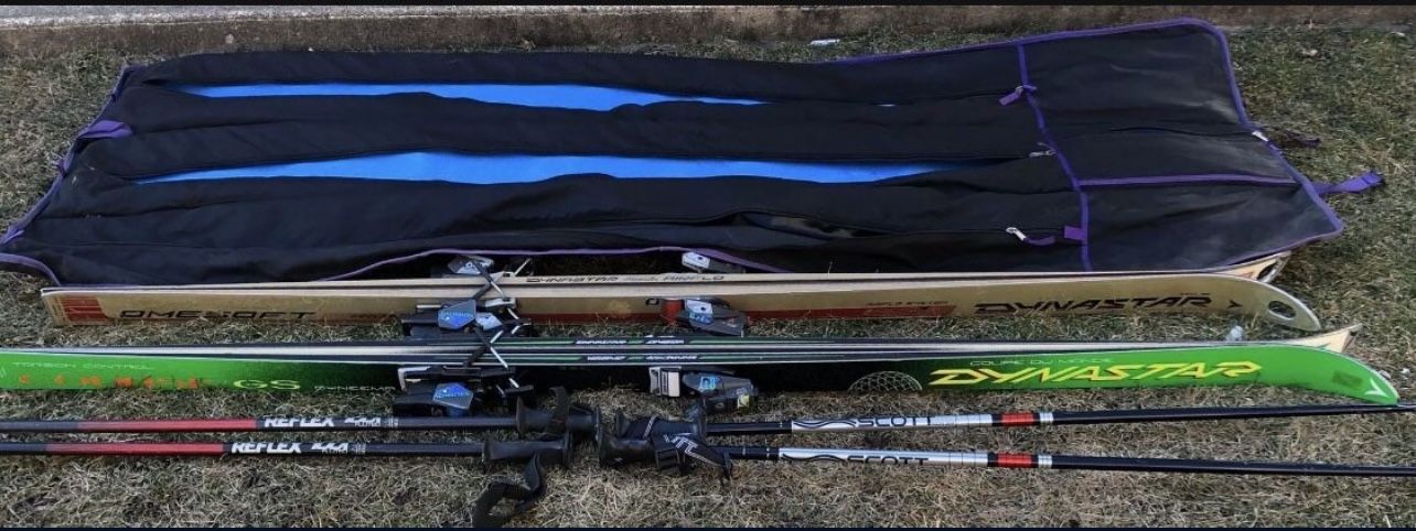 Dynastar Omega Skis w/ Salomon Bindings, Poles & Bag