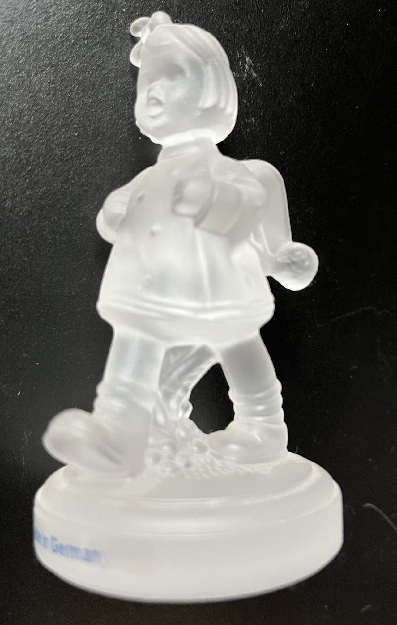 Goebel Hummel Crystal Paperweight - School Girl