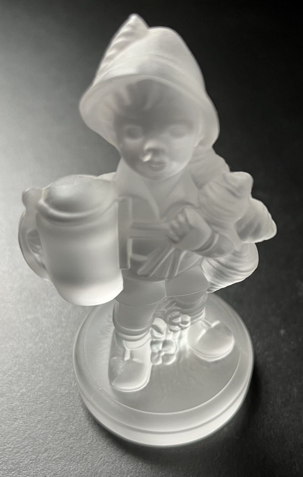 Vintage GOEBEL Germany M.I.Hummel Frosted Crystal Figurine