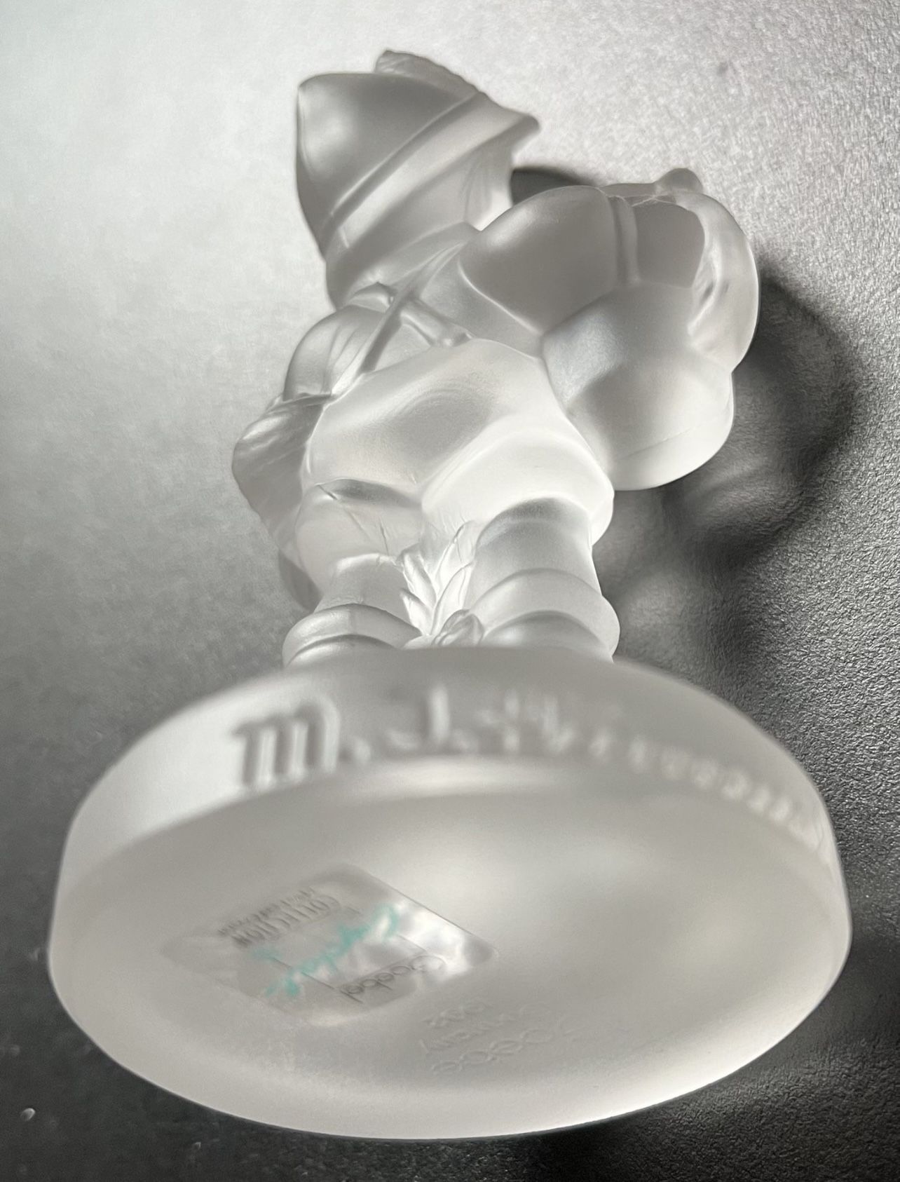 Vintage GOEBEL Germany M.I.Hummel Frosted Crystal Figurine - photo 2