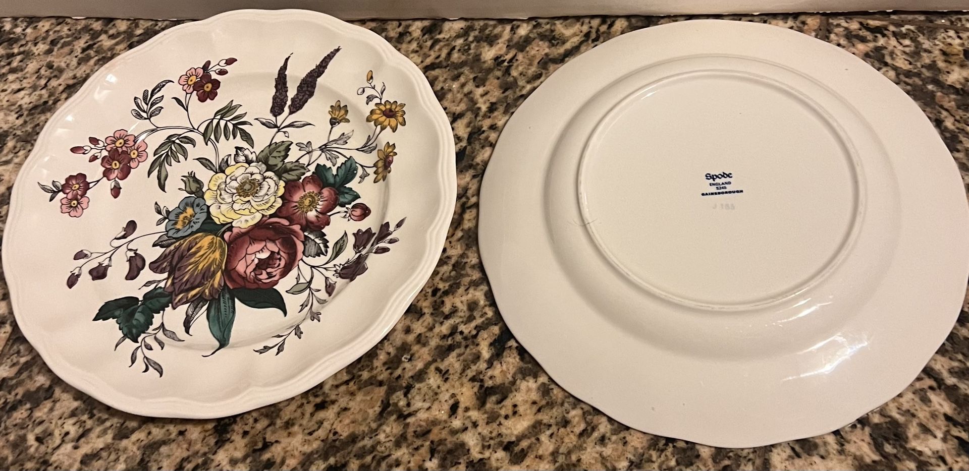 16 SPODE GAINSBOROUGH SALAD PLATES 7 3/4"