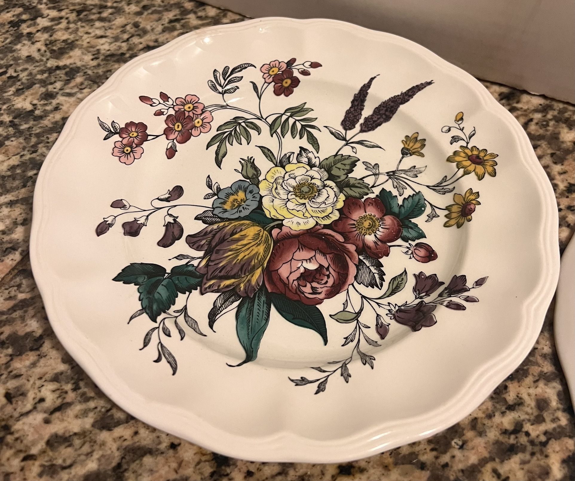 16 SPODE GAINSBOROUGH SALAD PLATES 7 3/4" - photo 2