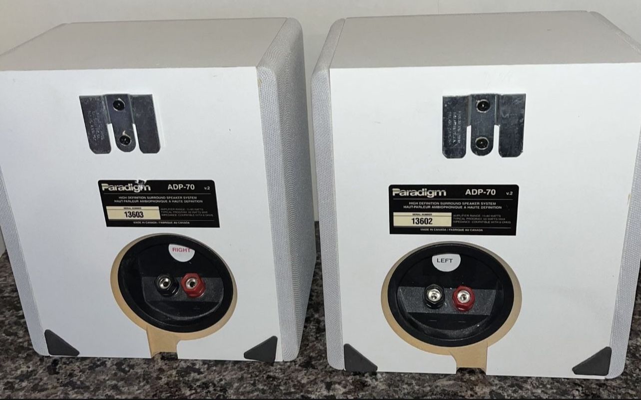 Paradigm ADP-70 v2 Surround Sound Speakers works - photo 4