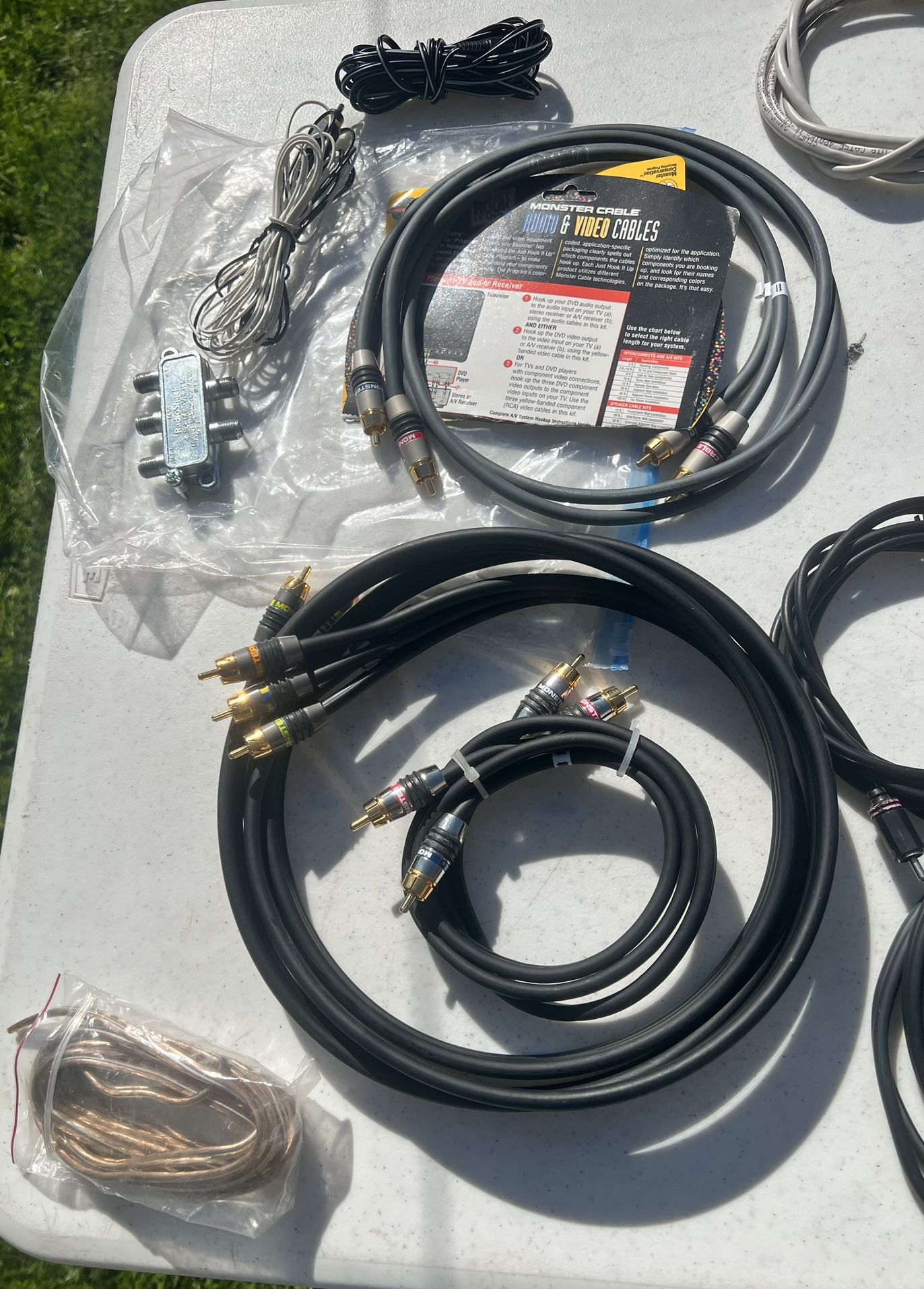 Complete Lot Of Video & Audio Cables Including Monster & More - photo 2