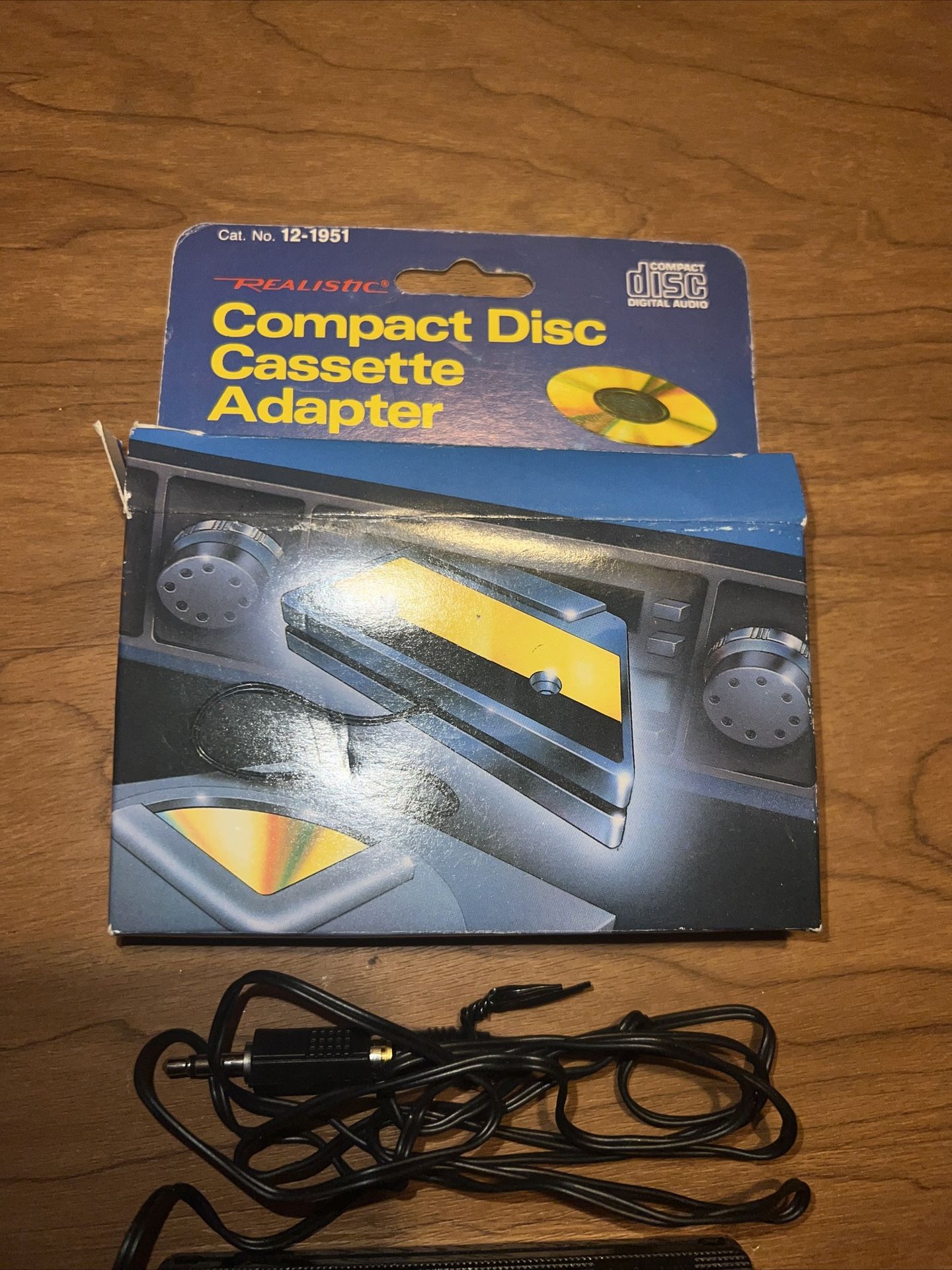 Vintage Radio Shack Realistic Compact Disc Cassette Adapter