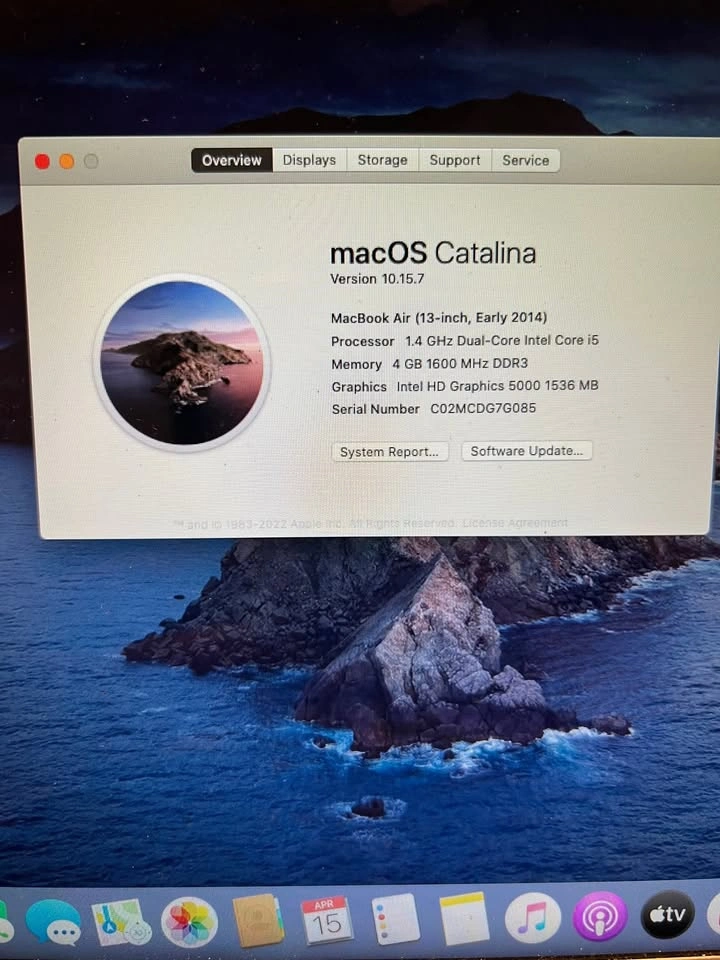 MacBook Air 1.4 GHz Intel Core i5