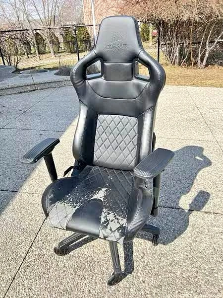 Corsair Black PU Faux Leather Gaming/Office Chair