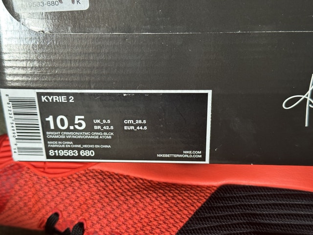 Kyrie 2 'Inferno' - 10.5 US M - photo 4
