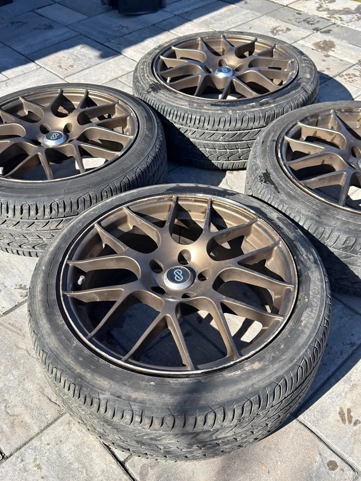 225/45/18 Yokohama All Season Tires w/ Enkei Rims