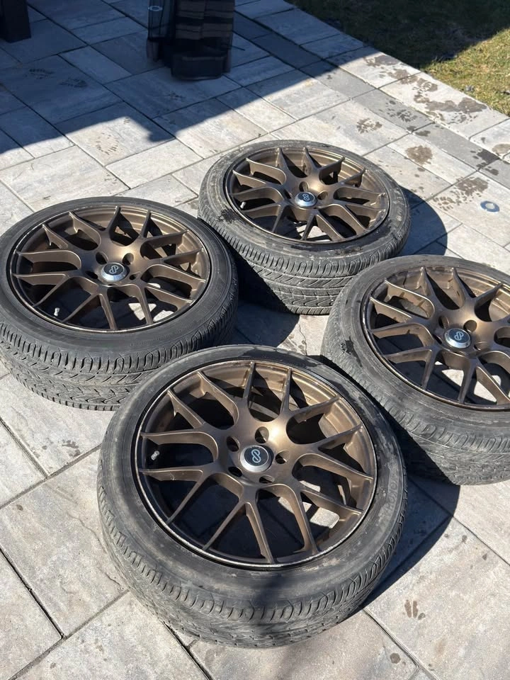 225/45/18 Yokohama All Season Tires w/ Enkei Rims - photo 2