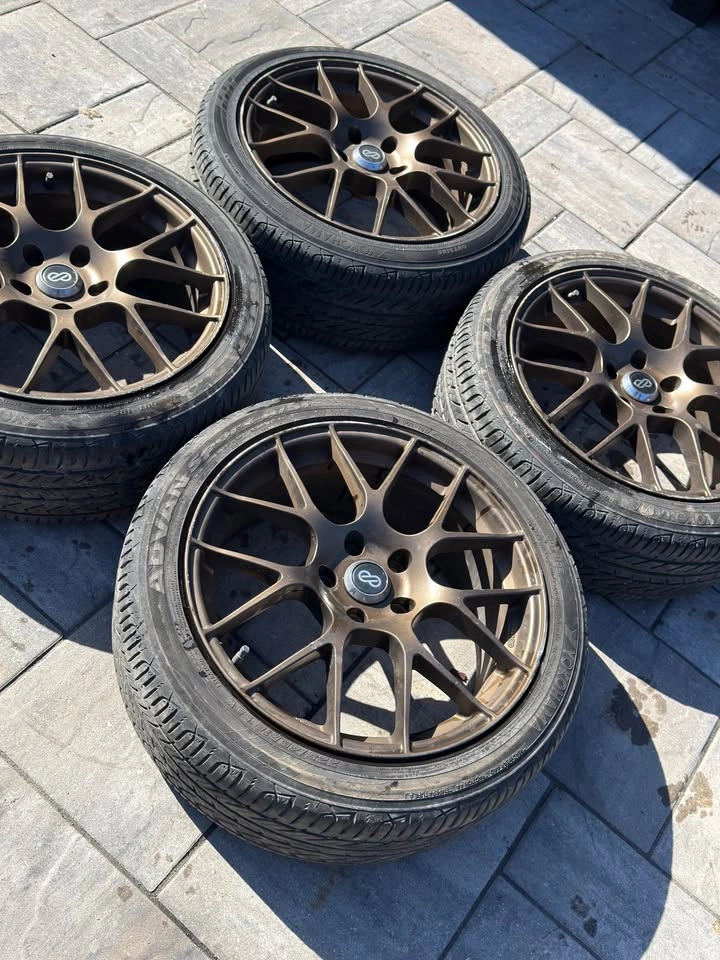 225/45/18 Yokohama All Season Tires w/ Enkei Rims - photo 3
