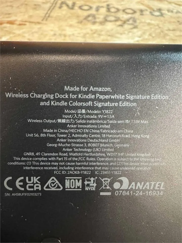 Wireless Charging Dock for Kindle (2022 & 2024) image indicator(5)