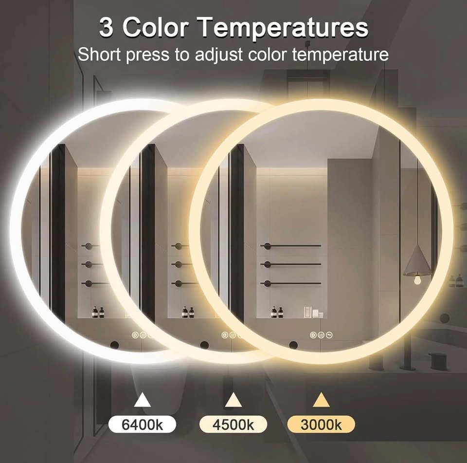 Brand New LED Anti Fog Round Mirror - photo 2