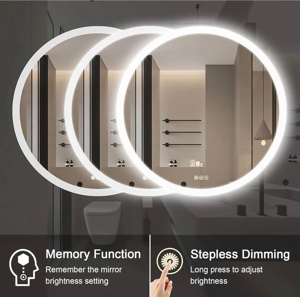Brand New LED Anti Fog Round Mirror - photo 5
