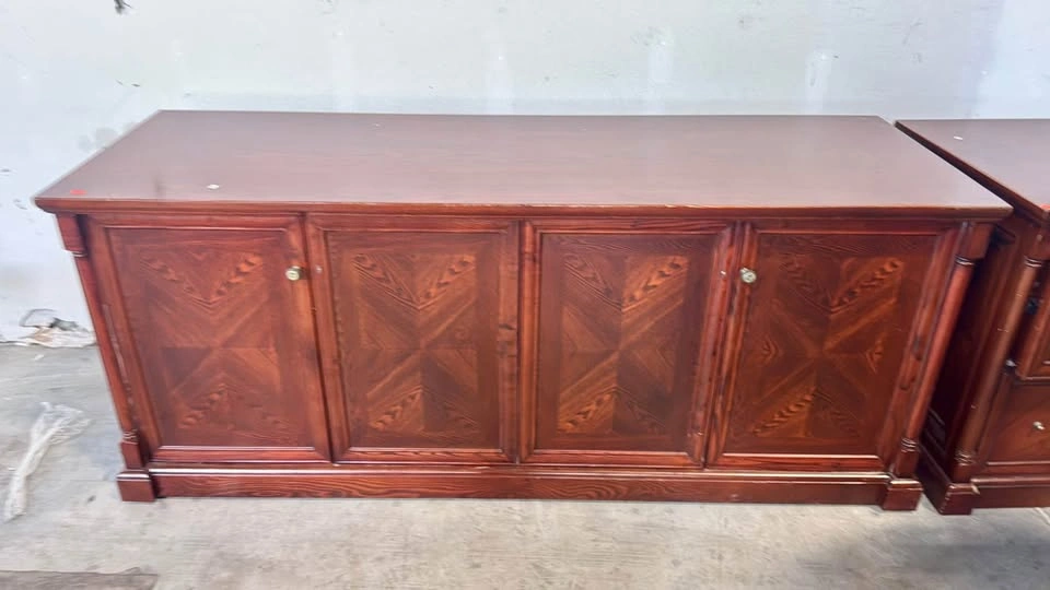 Classic Mahogany Office Furniture Set – Solid Wood
