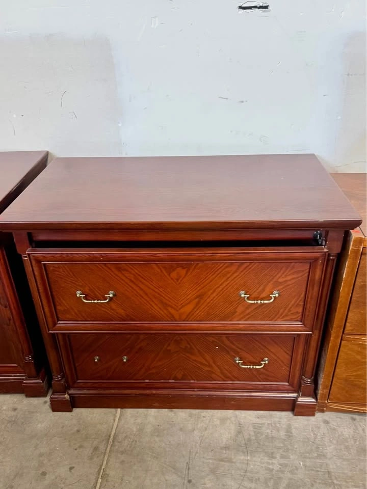Classic Mahogany Office Furniture Set – Solid Wood - photo 3