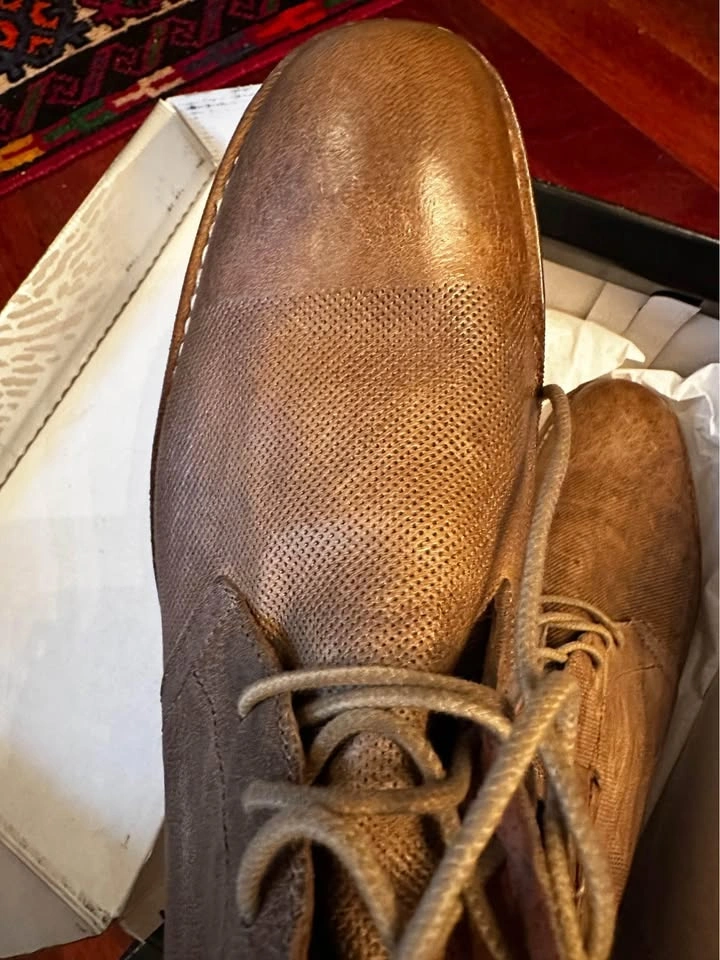 Browns ID Men's Leather Desert Dress Shoes Size 42 Made in Italy - photo 2