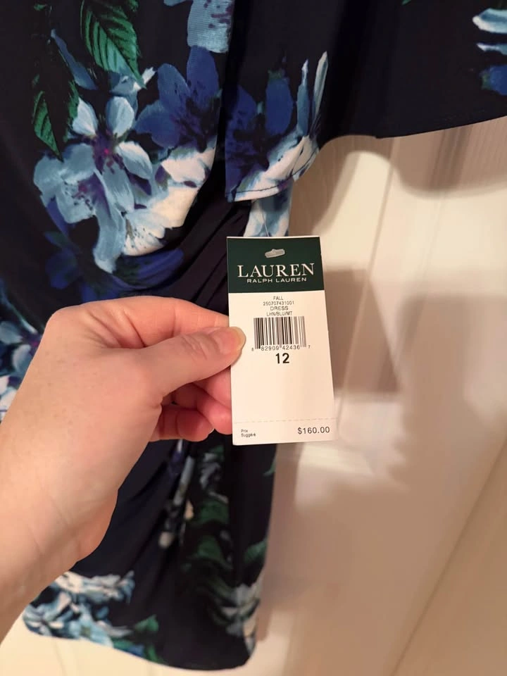 NEW blue flowery Ralph Lauren size 12 - photo 2