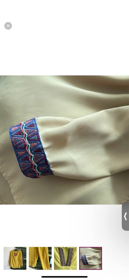 Zara blouse - V neck with details - size M - photo 4