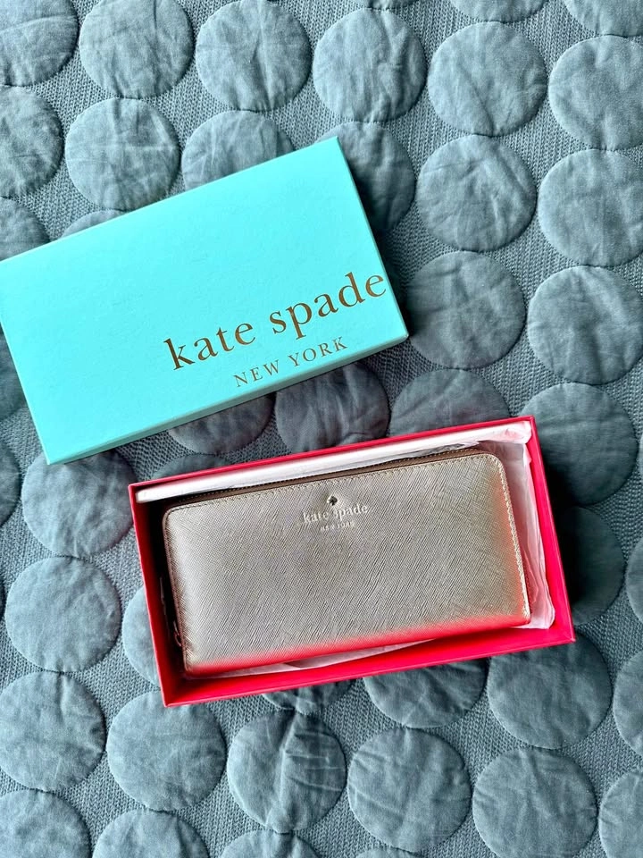 Kate Spade Boxed Metallic Wallet