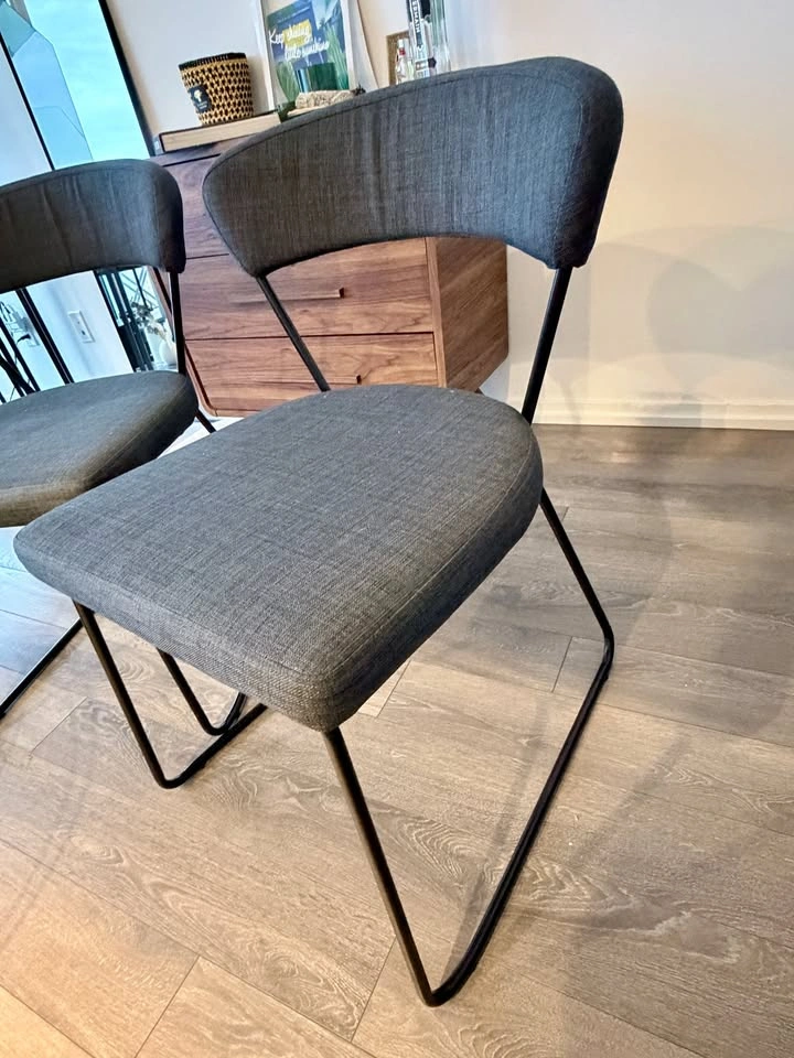 Grey dining chairs - Structube (set of 2) - photo 2