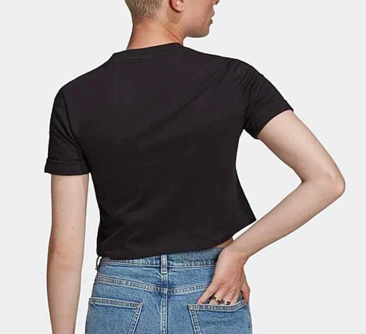 Adidas Roll-up Sleeve Crop Top - Women's XS - photo 2