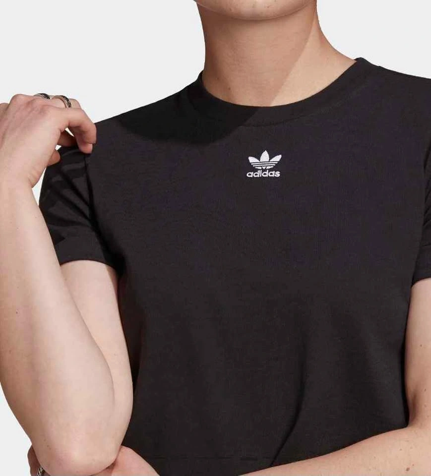 Adidas Roll-up Sleeve Crop Top - Women's XS - photo 3