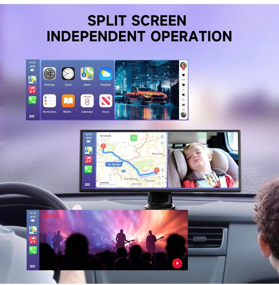 10.25" CarPlay Screen for Apple CarPlay & Android Auto - photo 3