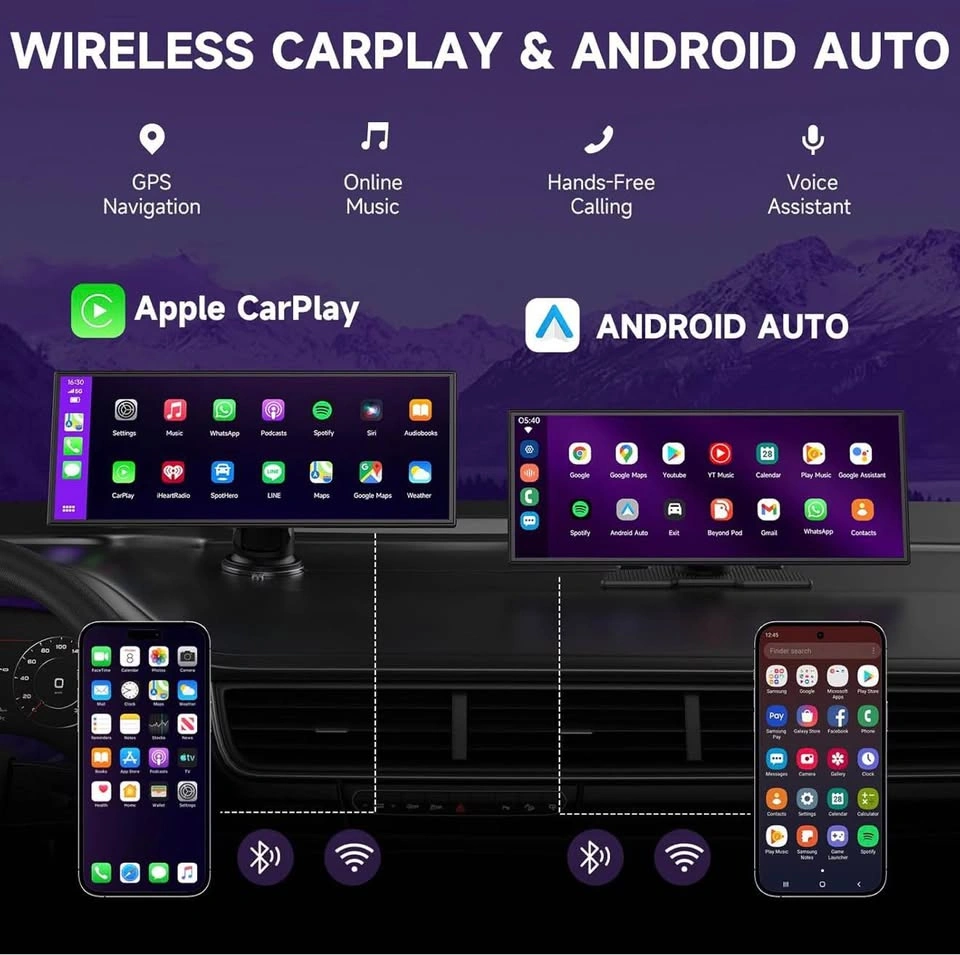 10.25" CarPlay Screen for Apple CarPlay & Android Auto - photo 4