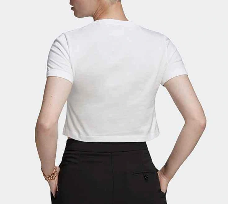 Adidas Roll-up Sleeve Crop Top - Women's XS - photo 2
