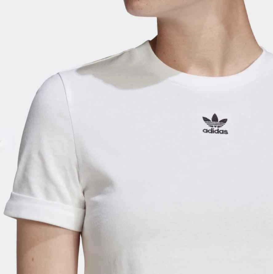 Adidas Roll-up Sleeve Crop Top - Women's XS - photo 3