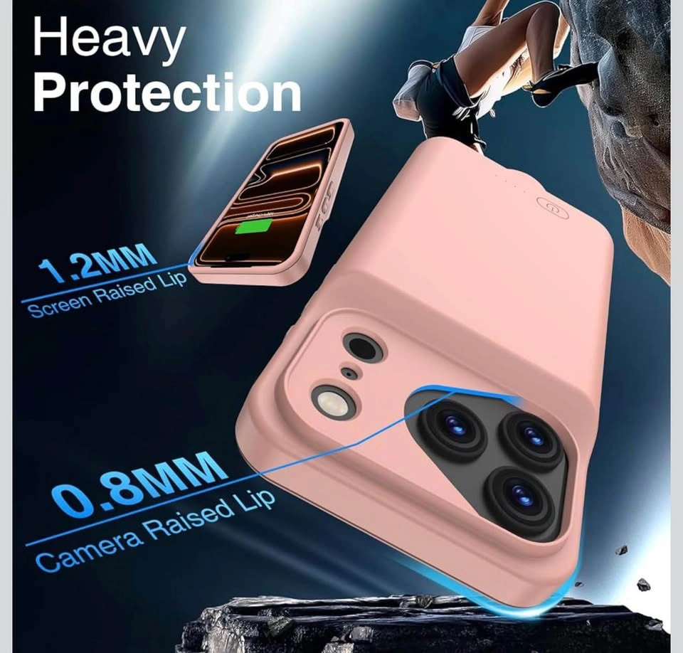 8500mAh Battery Case for iPhone 17 Pro (Blue) - photo 5