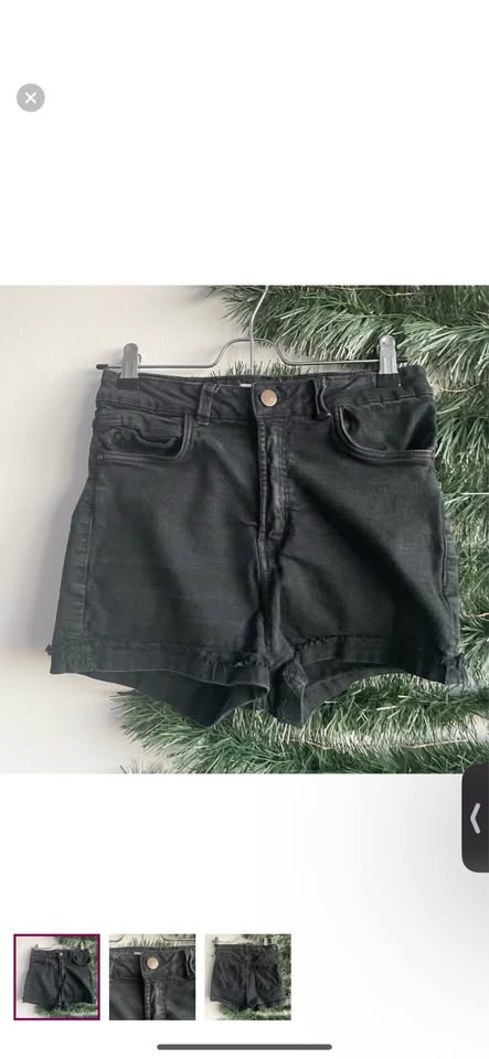 Pack of 2 Bershka jean shorts - size 6 - photo 2