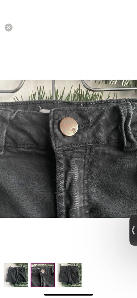 Pack of 2 Bershka jean shorts - size 6 - photo 3