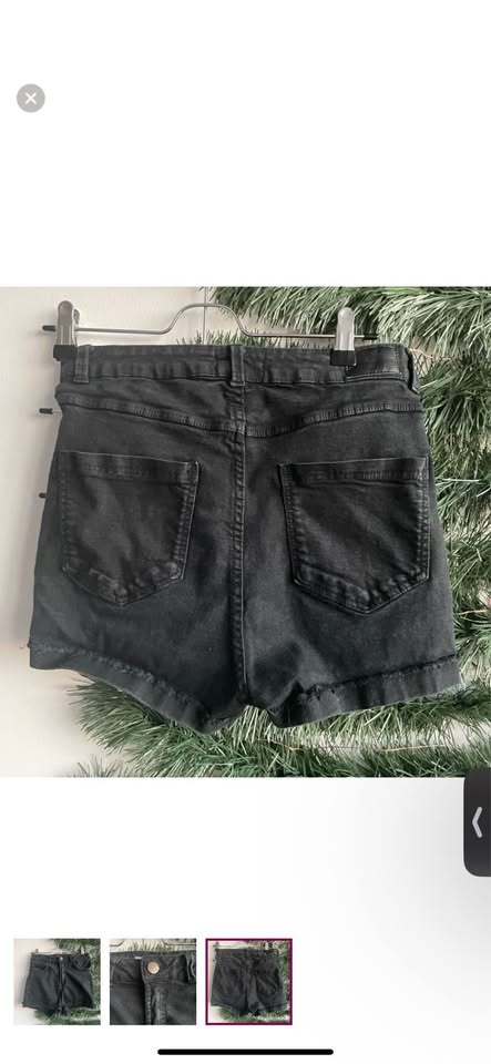 Pack of 2 Bershka jean shorts - size 6 - photo 4